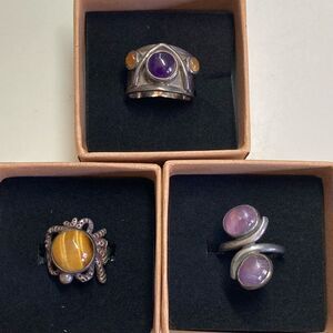 Lot of Three Vintage Rings 1960-1970’s
